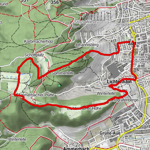Jena Schottplatz Ammerbacher Platte
