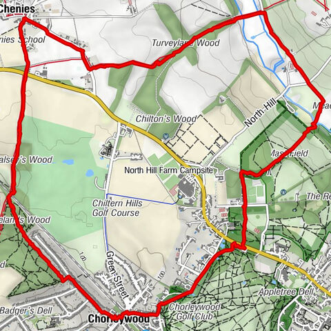 Chorleywood to Chenies