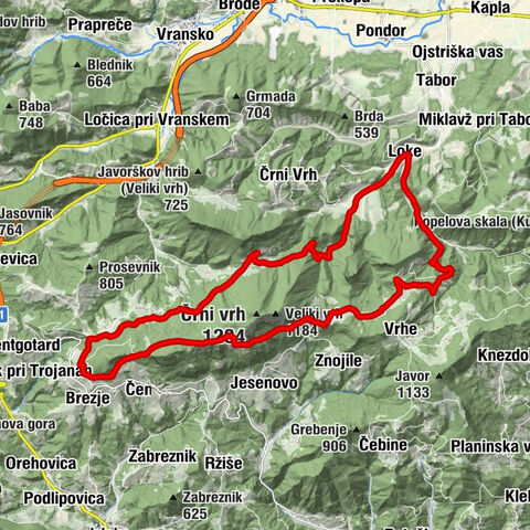 Čemšeniška planina MTB trail