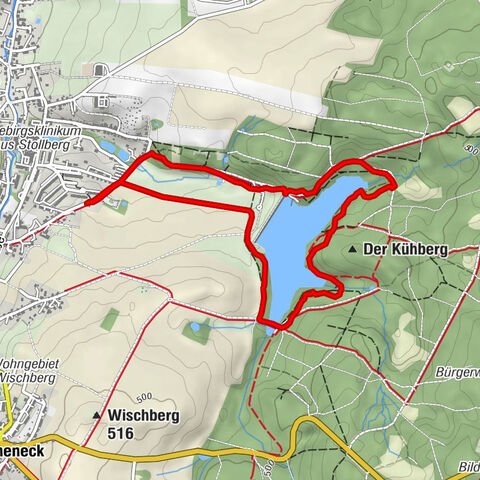 Spaziergang um die Talsperre Stollberg