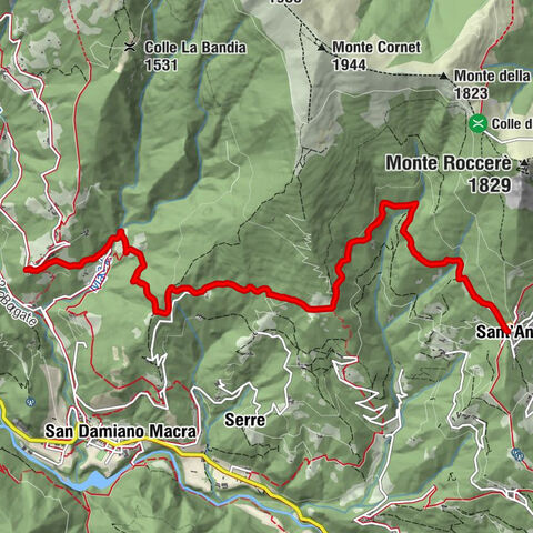 Occitan Routes: Stage 2 Frazione Sant'Anna di Roccabruna - Frazione Pagliero di San Damiano Macra