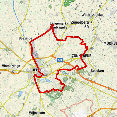 Vredesfietstocht Ieper.