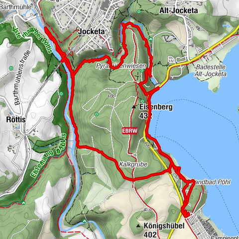 Talsperre Pöhl-Triebtal-Elstertalbrücke