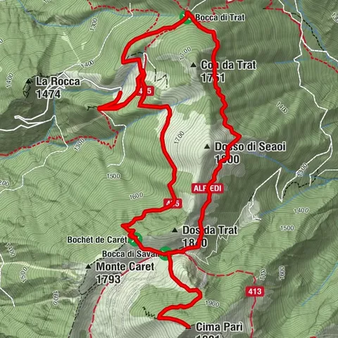 Bocca Trat - Cima Parì