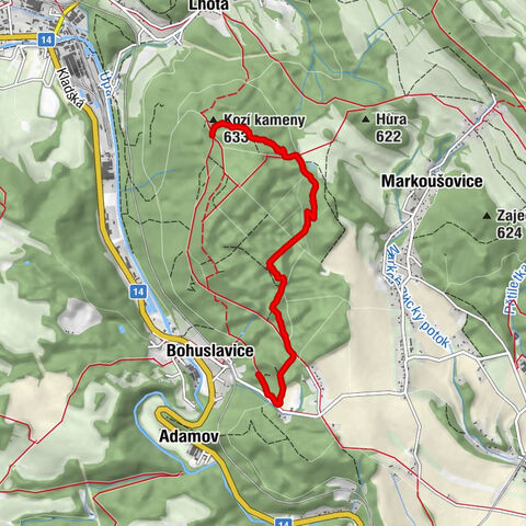 Down Kozi trail