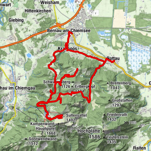 MTB Traumtour Chiemgauer Alpen April 2018