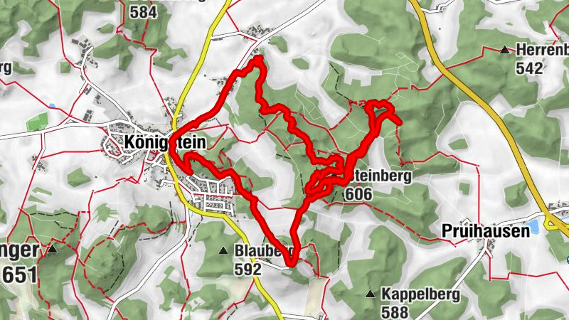 Felsensteig Königstein & Kühloch
