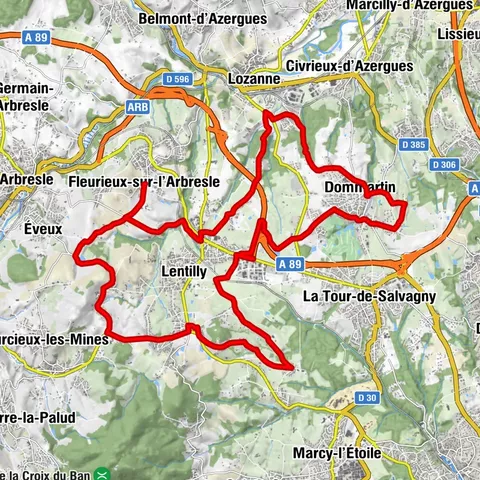 The tour of Lentilly, from the Coteaux du Lyonnais to the Crémants de Bourgogne