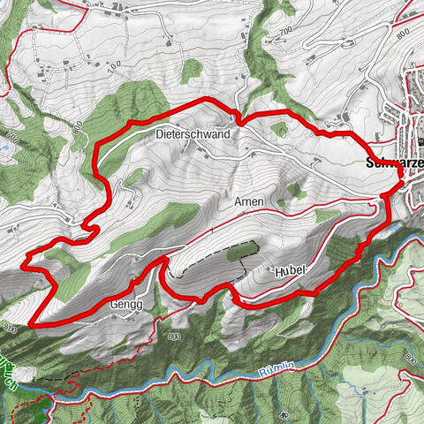 "Grosse Welt" round walk in Schwarzenberg