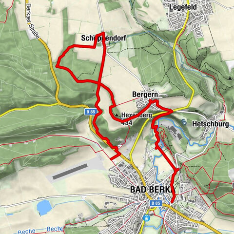 Bad Berka district trail - 1st stage