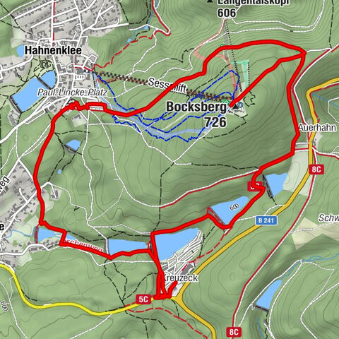 Kreuzeck - Kaffeehaus Egerland - Bocksberghütte - Bocksberg