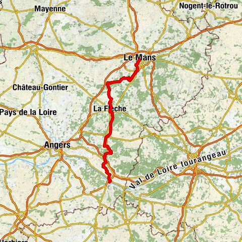 The Vélobuissonnière from Le Mans to Saumur