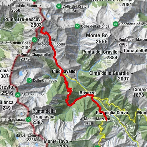 GTA: Tappa 27 Rifugio Rivetti - Santuario di San Giovanni d'Andorno