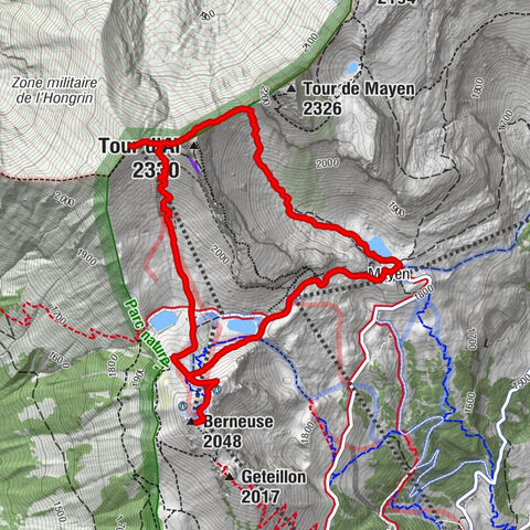 Rundherumwanderung  vom d‘Aï.