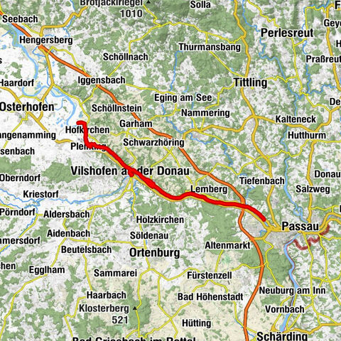 An der Donau entlang