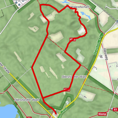 Wesel, Naturschutzgebiet, Rundgang