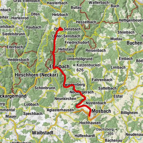 Beerfelden Auto überholt