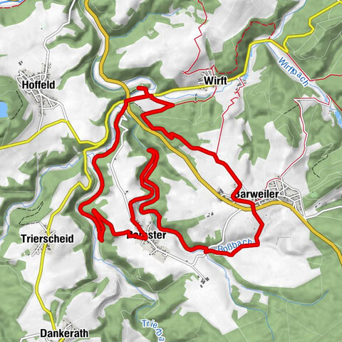 Dörferblick-Schleife (Kirmutscheid - Pomster - Barweiler - Kirmutscheid)