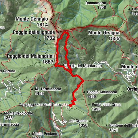 Anello casetta pulledraria- rifugio porta franca