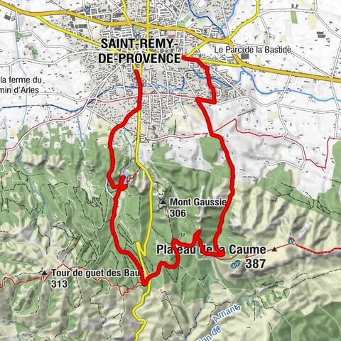 Saint-Remy-de-Provence - Rocher des deux Trous - Lac Peirou