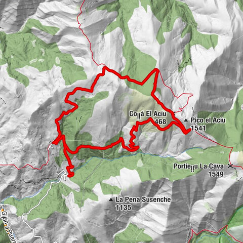 Congostinas - Ermita de San Mamés - Pico de Pedro García - Coḷḷá El Acíu