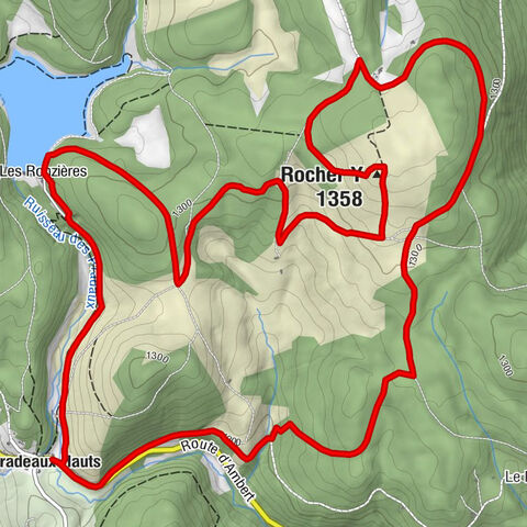 Les Pradeaux - Rocher Y - Les Pradeaux Hauts - Grandrif