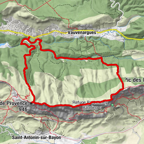 Chez Le Garde - Col de Suberoque - Le Signal - Croix de Provence
