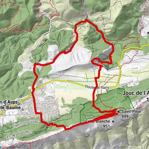 Nans-les-Pins - Chapelle du Saint-Pilon - Saint-Pilon - Plan-d'Aups-Sainte-Baume