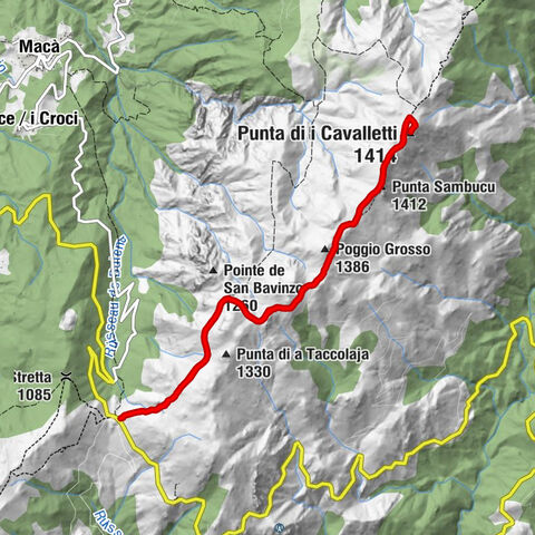 Moca-Croce - Poggio Grosso - Punta Sambucu - Punta di i Cavalletti