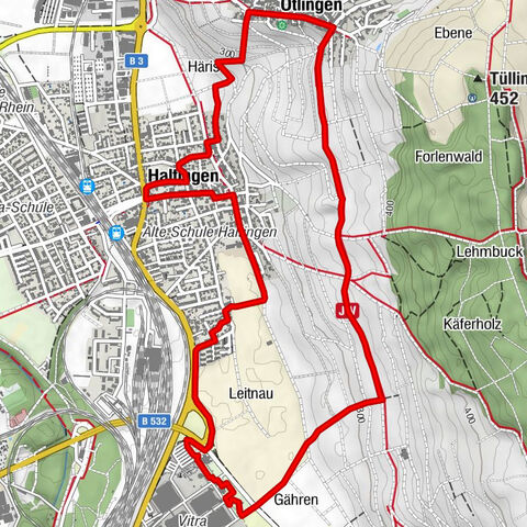Stuhlwanderung in Weil am Rhein über Ötlingen und Haltingen