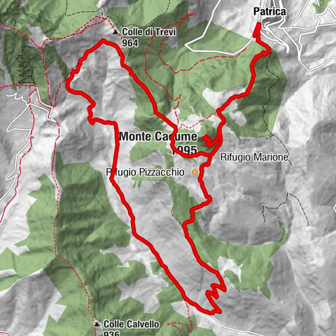 Valle dei Lepini - Chiesa dell'Immacolata - Rifugio Marione
