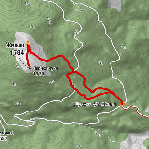 Шумска кућа Жељин - Жељин - Плочка чука