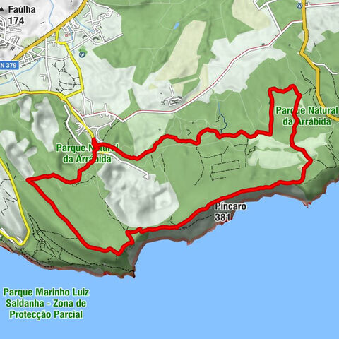 Sesimbra (Castelo) - Lapa da Cova - Píncaro