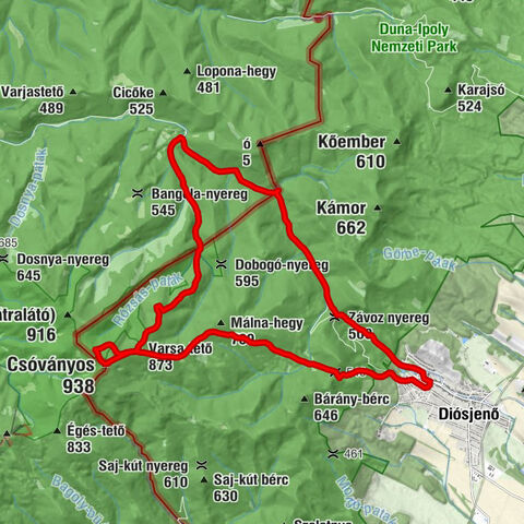 Play étterem&pizzéria - Csóványos - Varsa-tető - Pogányvár