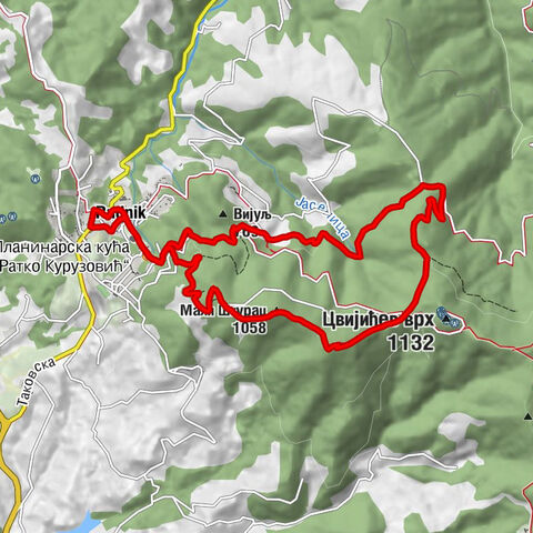 Рудник - Средњи Штурац - Мали Штурац - Sanset