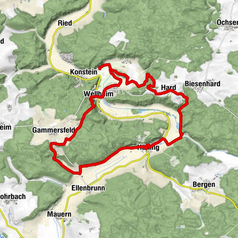Wellheim - Kreuzelkapelle - St. Sixtus - Galgenberg