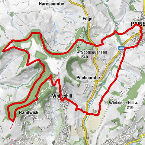 Painswick - Ham Butts - Haresfield Beacon - Randwick