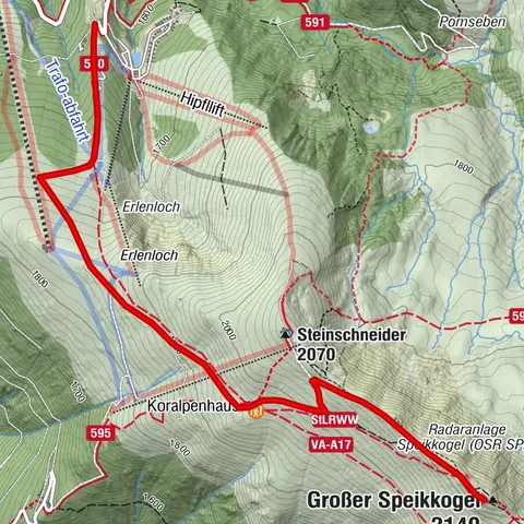 Koralpe: hike to the summit cross