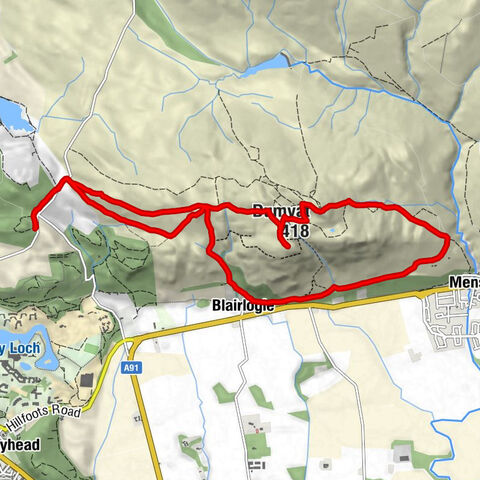 Stirling - Castle Law - Dumyat - Menstrie