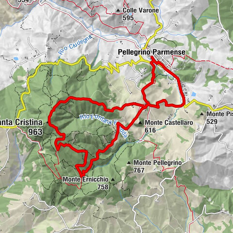 Pellegrino Parmense - I Chiarini - Monte Santa Cristina - Vecchia Caserma