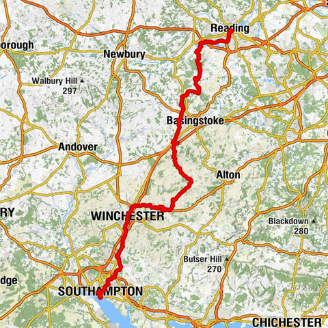 Reading - Saint James' Church - Saint Swithun - Southampton Central