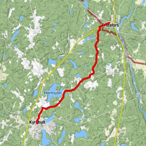 Kyrkhult - Mariakapellet - Mörbohult - Fridafors