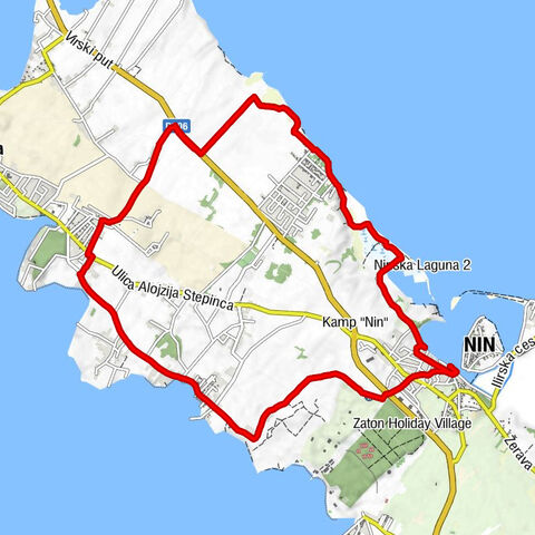 Nin - Kurtići - Mletak - Škrapavac