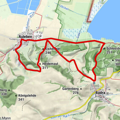 Auleben - Heidemaul - Eichenbiel - Vogelbeobachtungspunkt