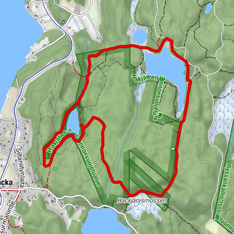 Vanha-Nuuksio - Brobacka - Hiidenpesä