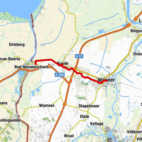 Charlottenpolder - Golosino - Georgskirche Weener - Weener