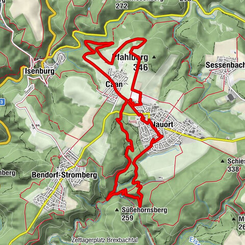 Caan - Teufelsberg - Nauorter Berg - Zum Brauer