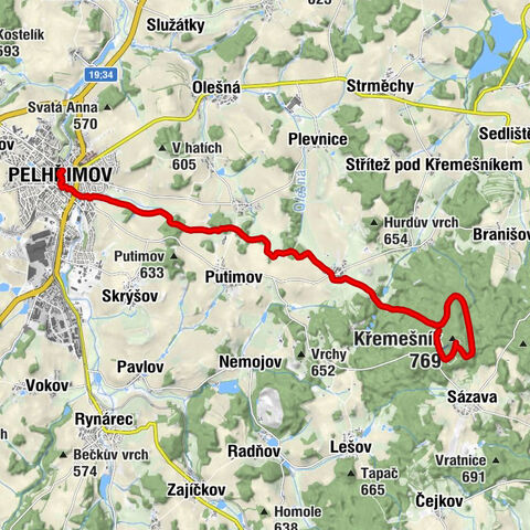 svatý Vít - Kaple sv. Jana Křtitele - Křemešník - Sázava pod Křemešníkem