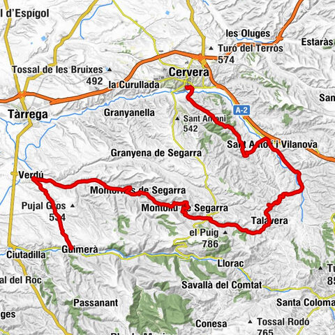 Verdú - Santa Creu - Santa Maria - Sant Cristòfol