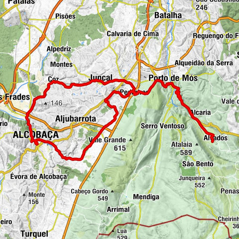 Alvados - Cova da Velha - Igreja da Maiorga - Capela de São Bento